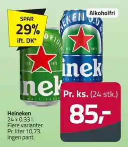 Fleggaard Heineken tilbud