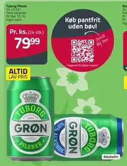 Fleggaard Tuborg Pilsner tilbud