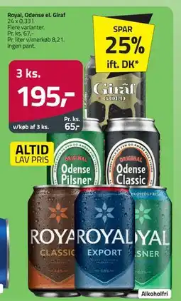 Fleggaard Royal, Odense el. Giraf tilbud