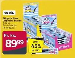 Fleggaard Skipper’s Pipes Original el. Seasalt tilbud