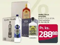 Fleggaard Vodka, Gin el. Amaretto tilbud