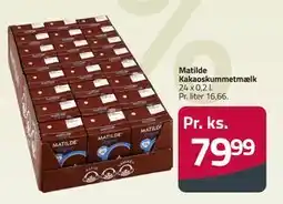 Fleggaard Matilde Kakaoskummetmælk tilbud