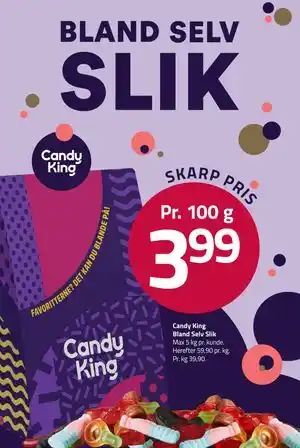 Fleggaard Candy King Bland Selv Slik tilbud