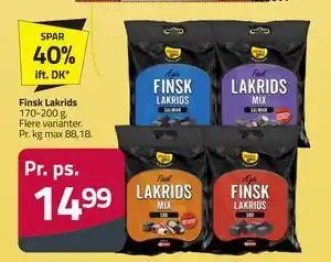 Fleggaard Finsk Lakrids tilbud