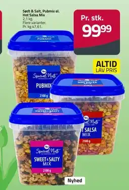 Fleggaard Sødt & Salt, Pubmix el. Hot Salsa Mix tilbud
