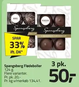 Fleggaard Spangsberg Flødeboller tilbud