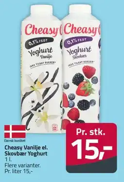 Fleggaard Cheasy Vanilje el. Skovbær Yoghurt tilbud