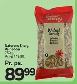 Fleggaard Naturens Energi Valnødder tilbud