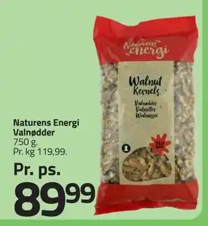 Fleggaard Naturens Energi Valnødder tilbud