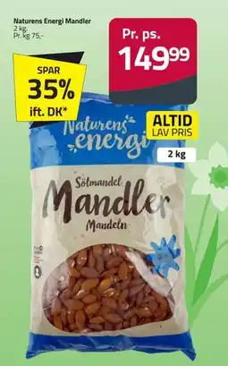 Fleggaard Naturens Energi Mandler tilbud