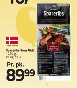 Fleggaard Spareribs Sous Vide tilbud