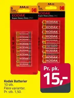 Fleggaard Kodak Batterier tilbud