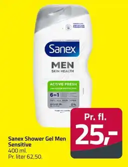 Fleggaard Sanex Shower Gel Men Sensitive tilbud