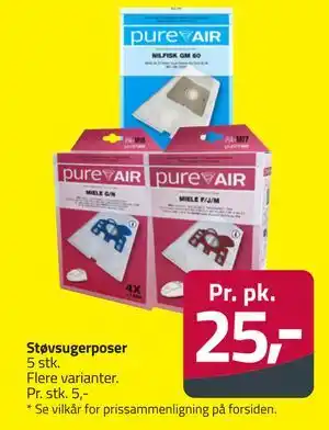 Fleggaard Støvsugerposer tilbud