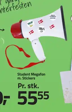 Fleggaard Student Megafon m. Stickers tilbud