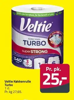 Fleggaard Veltie Køkkenrulle Turbo tilbud