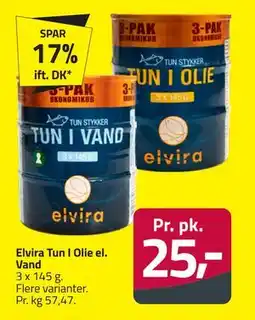 Fleggaard Elvira Tun I Olie el. Vand tilbud