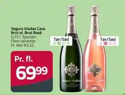 Fleggaard Segura Viudas Cava Brut el. Brut Rosé tilbud