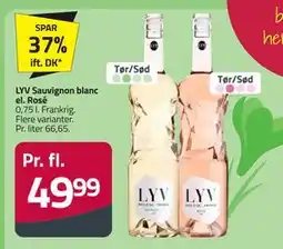 Fleggaard LYV Sauvignon blanc el. Rosé tilbud