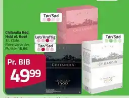 Fleggaard Chilandia Rød, Hvid el. Rosé tilbud