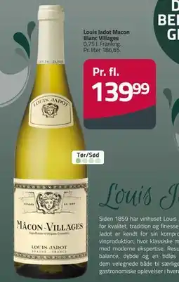Fleggaard Louis Jadot Macon Blanc Villages tilbud