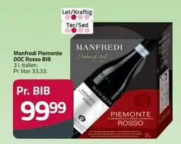 Fleggaard Manfredi Piemonte DOC Rosso BIB tilbud