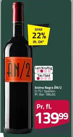 Fleggaard Anima Negra ÃN/2 tilbud
