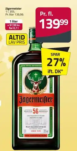 Fleggaard Jägermeister tilbud