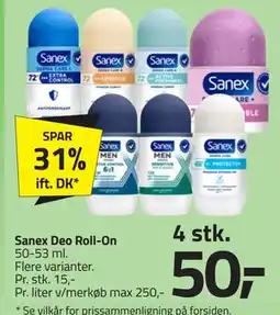 Fleggaard Sanex Deo Roll-On tilbud