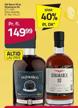 Fleggaard Old Barco XO el. Dinamarca XO tilbud