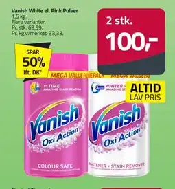 Fleggaard Vanish White el. Pink Pulver tilbud