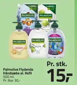 Fleggaard Palmolive Flydende Håndsæbe el. Refil tilbud