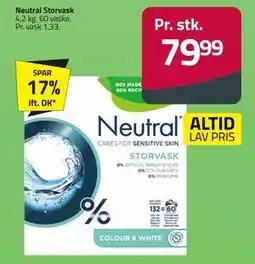 Fleggaard Neutral Storvask tilbud