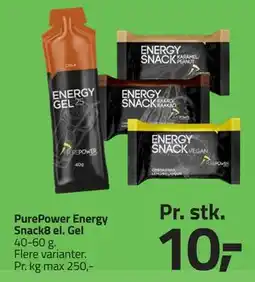 Fleggaard PurePower Energy Snack8 el. Gel tilbud