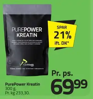 Fleggaard PurePower Kreatin tilbud