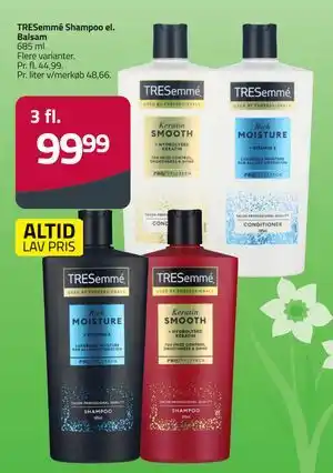 Fleggaard TRESemmé Shampoo el. Balsam tilbud