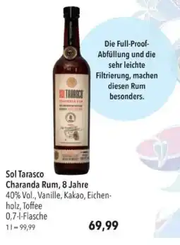 Citti Sol Tarasco Charanda Rum, 8 Jahre tilbud