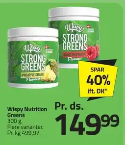 Fleggaard Wispy Nutrition Greens tilbud