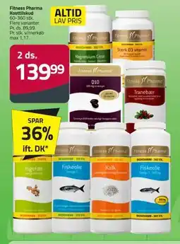 Fleggaard Fitness Pharma Kosttilskud tilbud