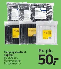 Fleggaard Flergangsbestik el. Sugerør tilbud