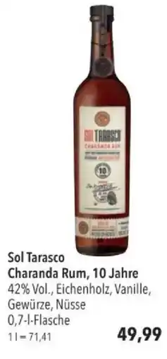 Citti Sol Tarasco Charanda Rum, 10 Jahre tilbud
