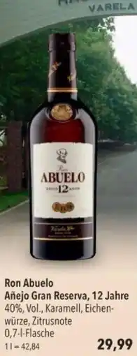 Citti Ron Abuelo Añejo Gran Reserva, 12 Jahre tilbud