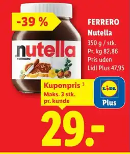 Lidl FERRERO Nutella tilbud