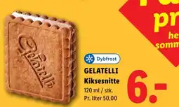 Lidl GELATELLI Kiksesnitte tilbud