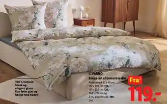 LIVARNO Sengesæt af bomuldssatin