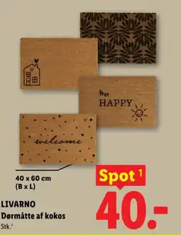 Lidl LIVARNO Dørmåtte af kokos tilbud