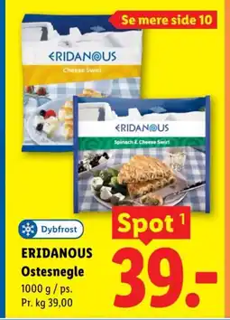 Lidl ERIDANOUS Ostesnegle tilbud