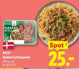 Lidl ROSE Hakket kyllingekød tilbud