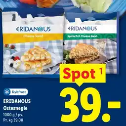 Lidl ERIDANOUS Ostesnegle tilbud