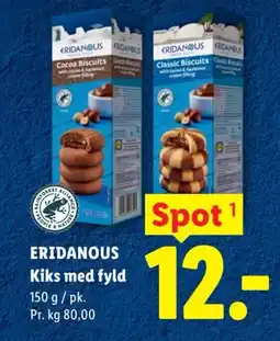 Lidl ERIDANOUS Kiks med fyld tilbud